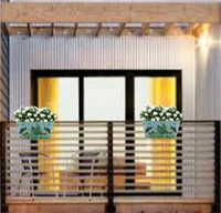 COPPER AART Ocean Green printed Rectangle Hanging Metal Pot Holder With Detachable Double Hooks Set of 5 - Free Size, Ocean Green, Metal, Set of 5, Rectangle